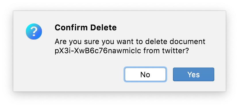 Delete document